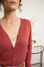 Load image into Gallery viewer, Lucia V-Neck Cardi in Dusty Rose