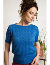 Load image into Gallery viewer, Ella Spring Top - Green &amp; Blue
