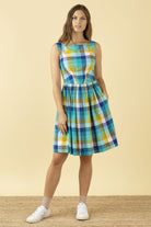 Abigail Dress - Cote D'azur Plaid - PICNIC