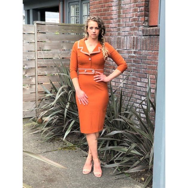 Emma Vintage Style Pencil dress - PICNIC