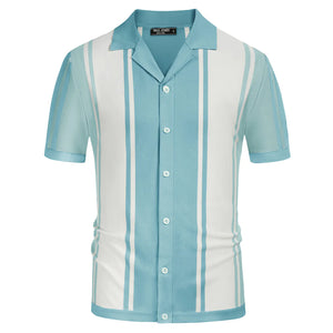 Contrast Color Men's Polo