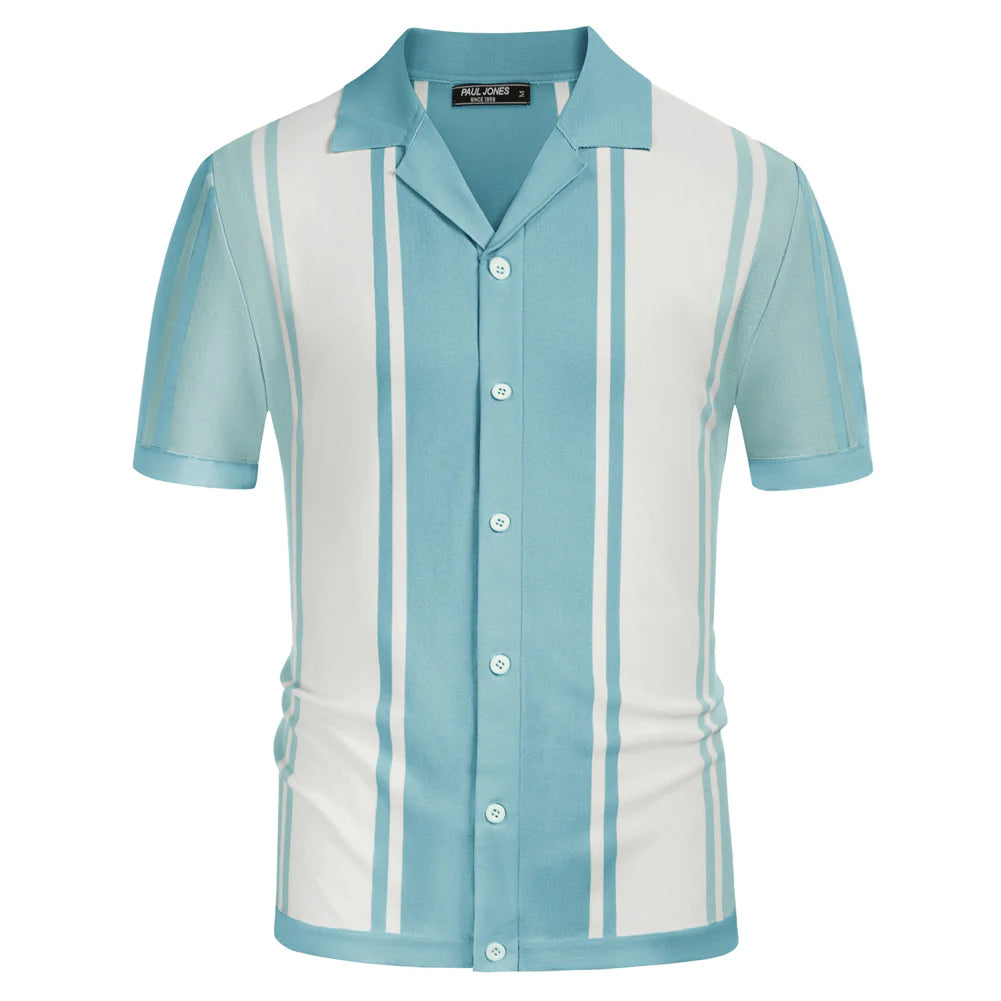 Contrast Color Men's Polo