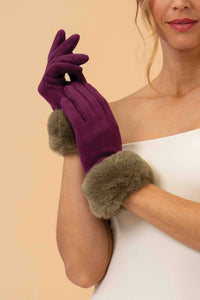 Bettina Gloves - Damson & Olive