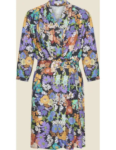 Laura Winter Fiesta Big Flower Dress