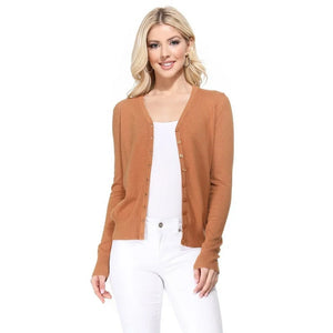 Burnt Orange MAK Cardi