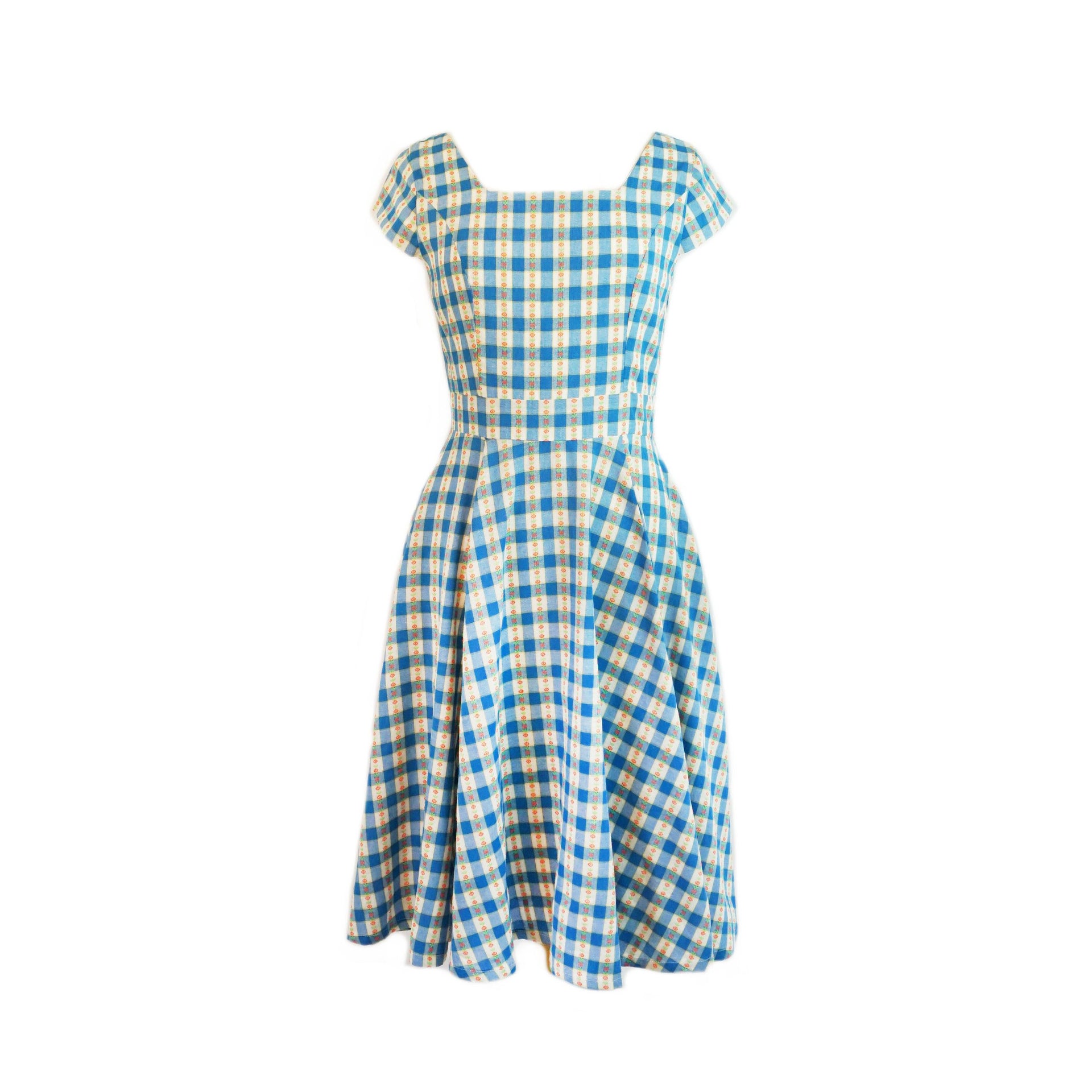 1950s Blue Anna Swing Dress  SPERO PARK
