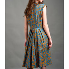 Load image into Gallery viewer, Lucille Dress in Teal Floral