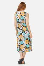 Load image into Gallery viewer, Lottie Retro Floral Midi Cotton Dress