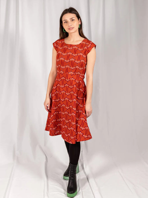 Marseille Spiced Coral Dress