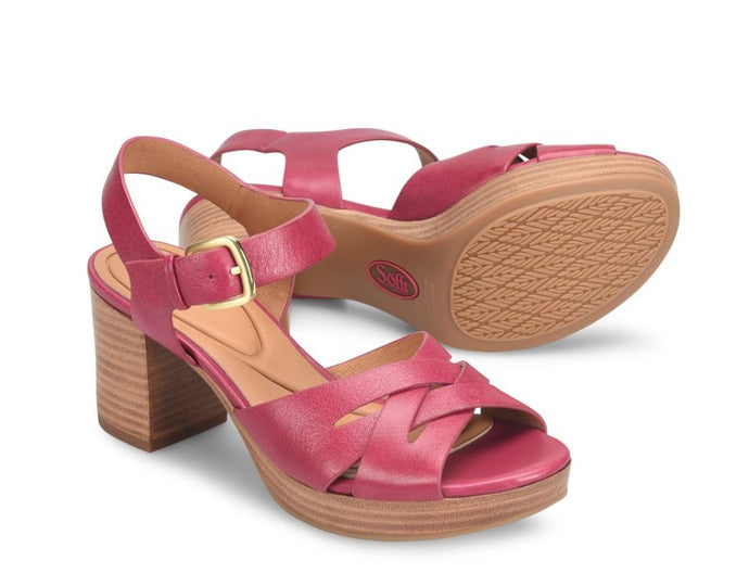 Lacey Sandals in Raspberry