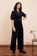 Load image into Gallery viewer, Stella Needlecord Navy Black Jumpsuit Long