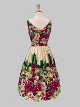 Load image into Gallery viewer, Elizabeth The Garden Vintage Style Dress