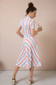 Billie Stripe Midi Dress
