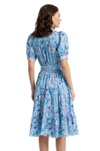 Load image into Gallery viewer, Batik Ricrac Trim Belted Dress