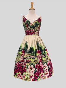 Elizabeth The Garden Vintage Style Dress