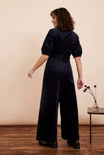 Load image into Gallery viewer, Stella Needlecord Navy Black Jumpsuit Long