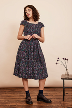 Load image into Gallery viewer, Claudia Dress in Midnight Ditsy