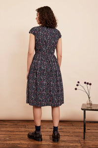 Claudia Dress in Midnight Ditsy