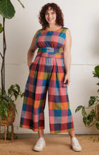 Load image into Gallery viewer, Roberta Festival Plaid Jumpsuit