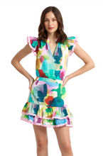 Load image into Gallery viewer, Abstract Watercolor Mini Skirt