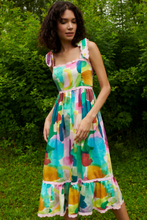 Load image into Gallery viewer, Abstract Watercolor Dress