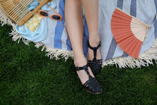 Load image into Gallery viewer, Weave Me Sandal in Black