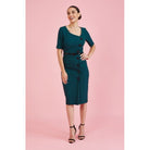 Forest Green Pencil Dress - PICNIC