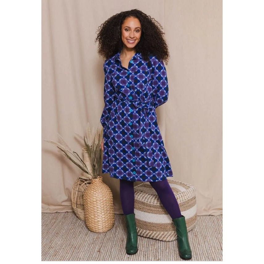 Gemmi Navy Space Dress - PICNIC