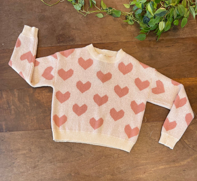 Lovey-Dovey Hearts Sweater - PICNIC