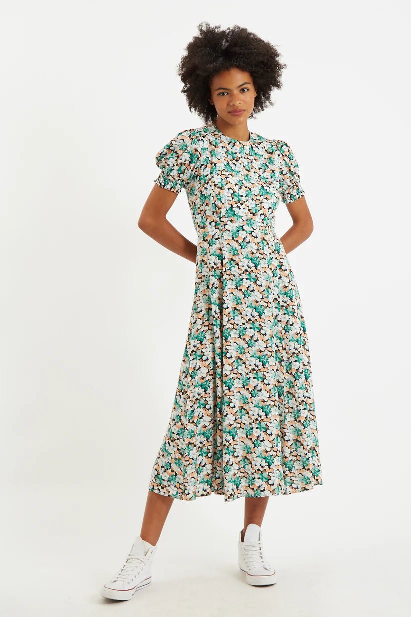 Romola Liseron Laced Back Midi Dress - PICNIC